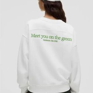 Lululemon Golf oversized crew sweatshirt. NWT $128. Large. Sold out!